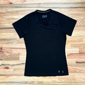 Smartwool merino short sleeve tee black medium